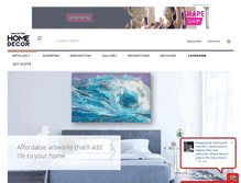 Tablet Screenshot of homeanddecor.com.sg